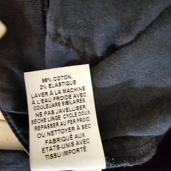 Nili Lotan Lace-Up Fly Ankle Zip Jogger Pants Navy Blue Size 4 - Picture 6 of 6